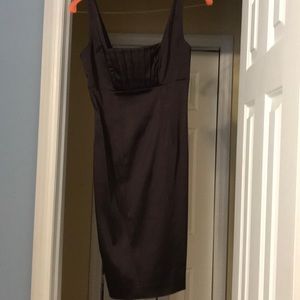 Calvin Klein Rich brown satin dress